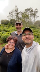 Jérémy with Emmanuelle and Johny Guichard in Reunion Islands