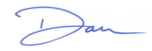 Dan's Informal Signature (Blue)