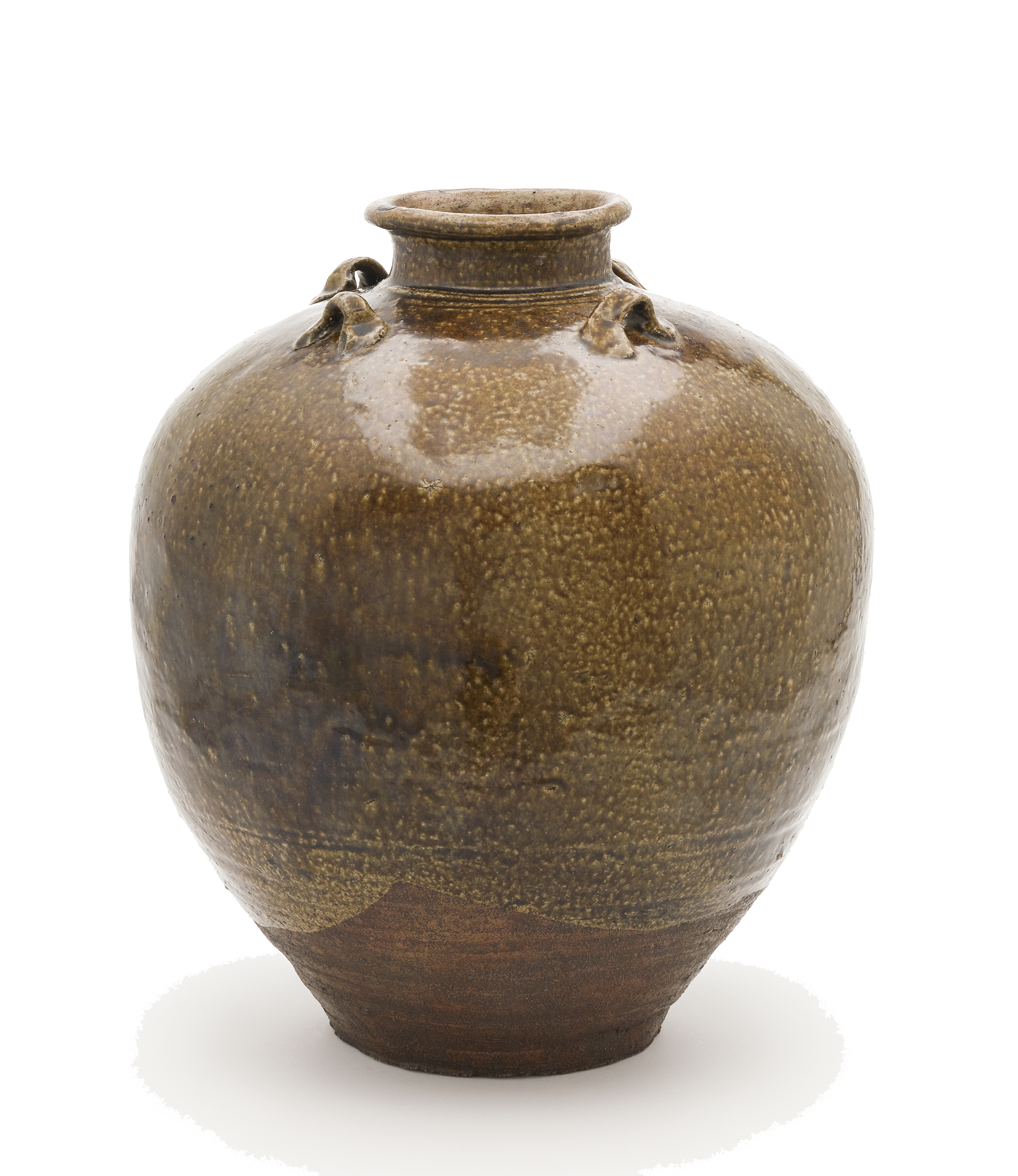 Tea-leaf storage jar named Chigusa China, probably Guangdong Province, Southern Song or Yuan dynasty, mid-13th to mid-14th c. Stoneware with iron glaze H: 41.6 cm. Photo Credit: Courtesy Freer Gallery of Art.