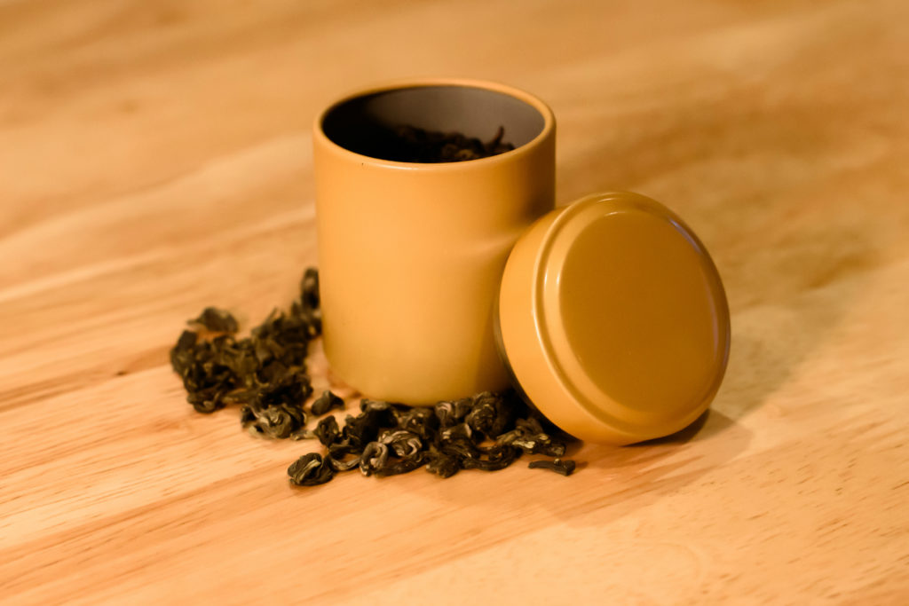 Airtight tins protect tea for long term storage