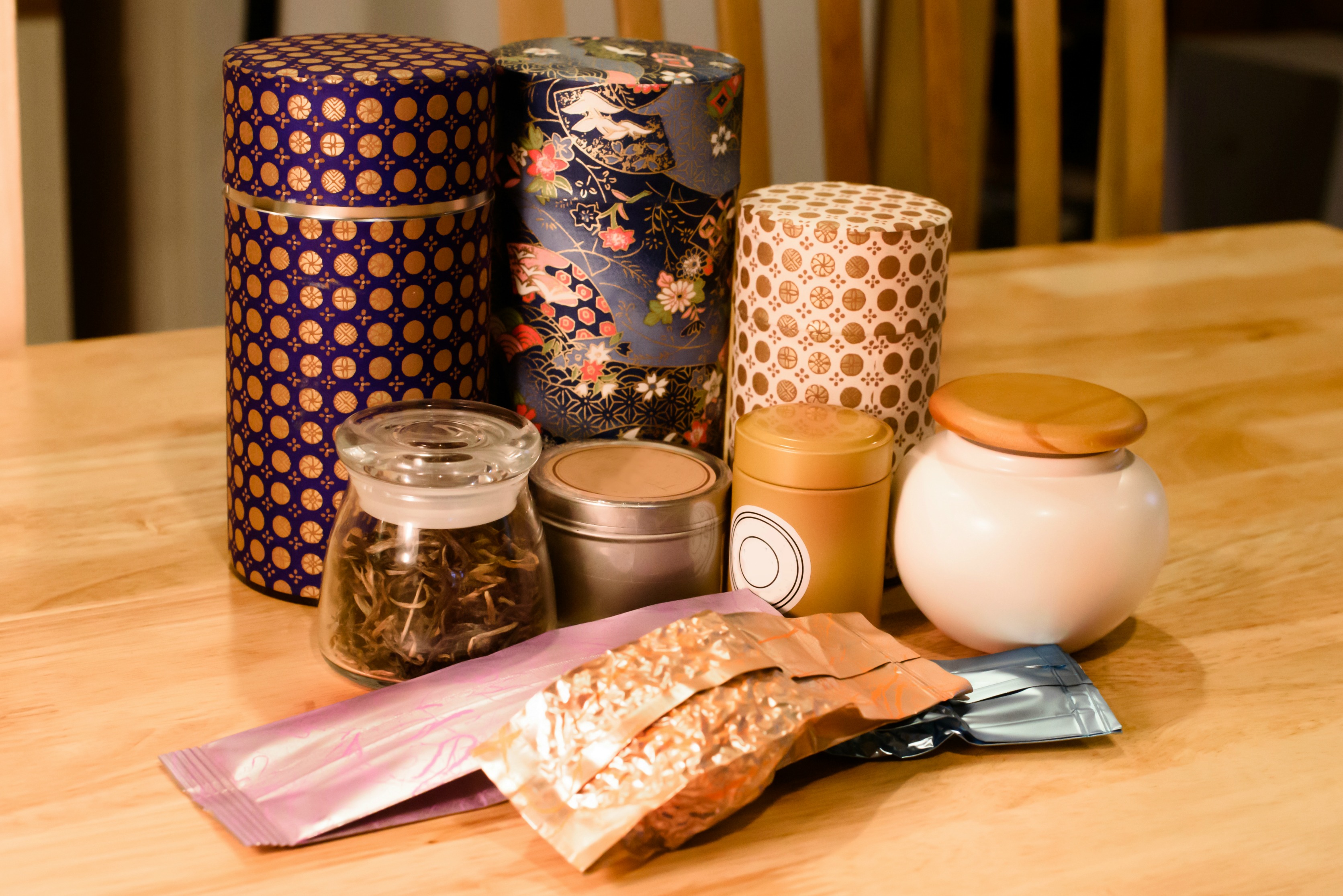 Teasenz Tea Storage Ideas: Glass Tea Jars for Food Storage 