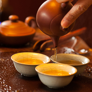 Gongfu-style tea brewing