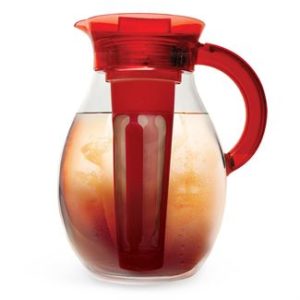 FORLIFE Mist Glass Ice Tea Jug , 50-Ounce, White