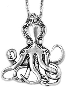 Silver Spoon Jewelry | Octopus Teaspoon Necklace