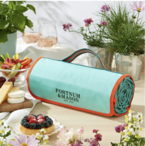 A sustainable picnic blanket made from recycled materials 