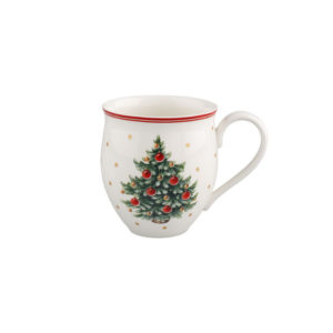 Christmas tree tea mug
