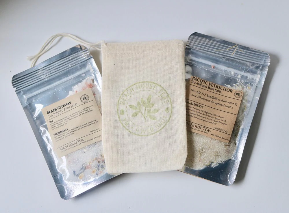 Tea-Infused Bath Salts Gift Set