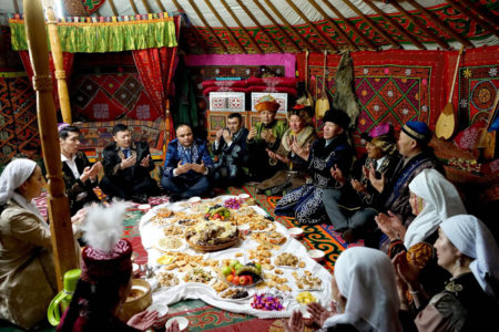 Kazakhstan tea feast