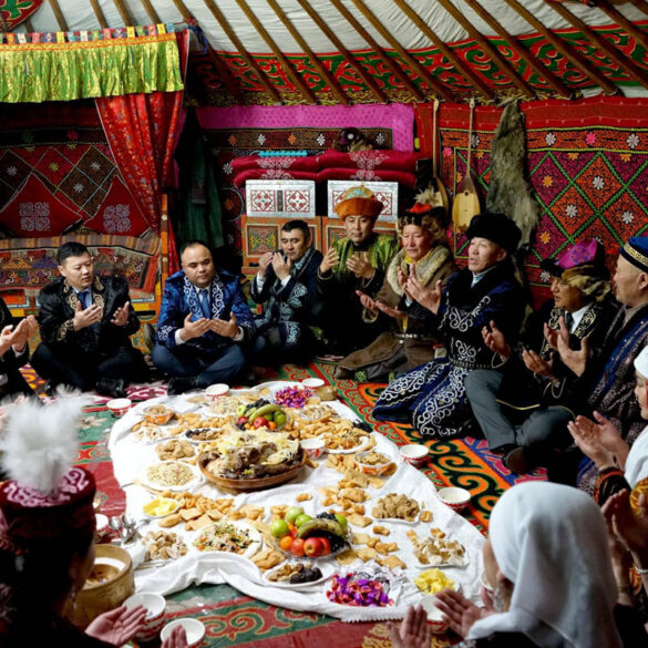 Kazakhstan tea feast