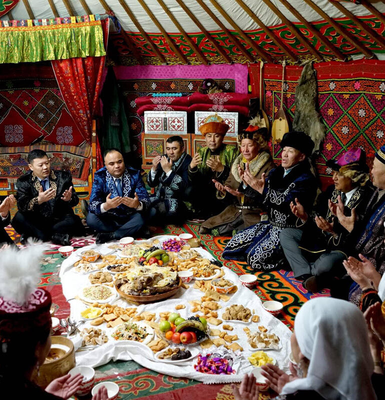 Kazakhstan tea feast