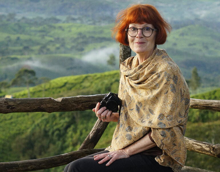 Katrin Rougeventre, Chakra Tea Estate, Bandung, Java. Photo by Othniel Giovanni 潘狮龙