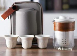 Teatsy Ceramic Travel Tea Set