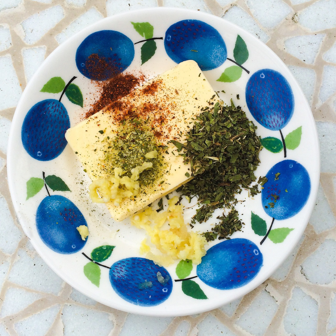 A Genmaicha compound butter is delicious and super easy to make.