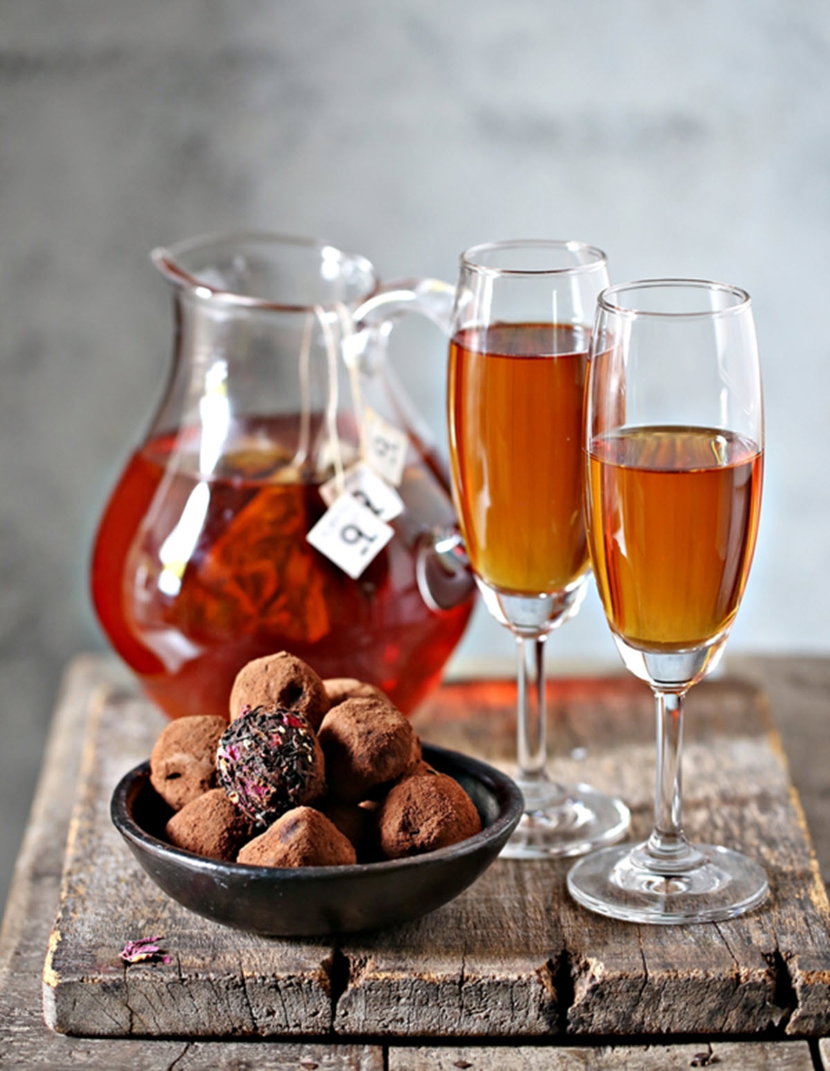 Homemade Rose tea chocolate truffles make the best holiday gifts. Photo by Deeba Rajpal.