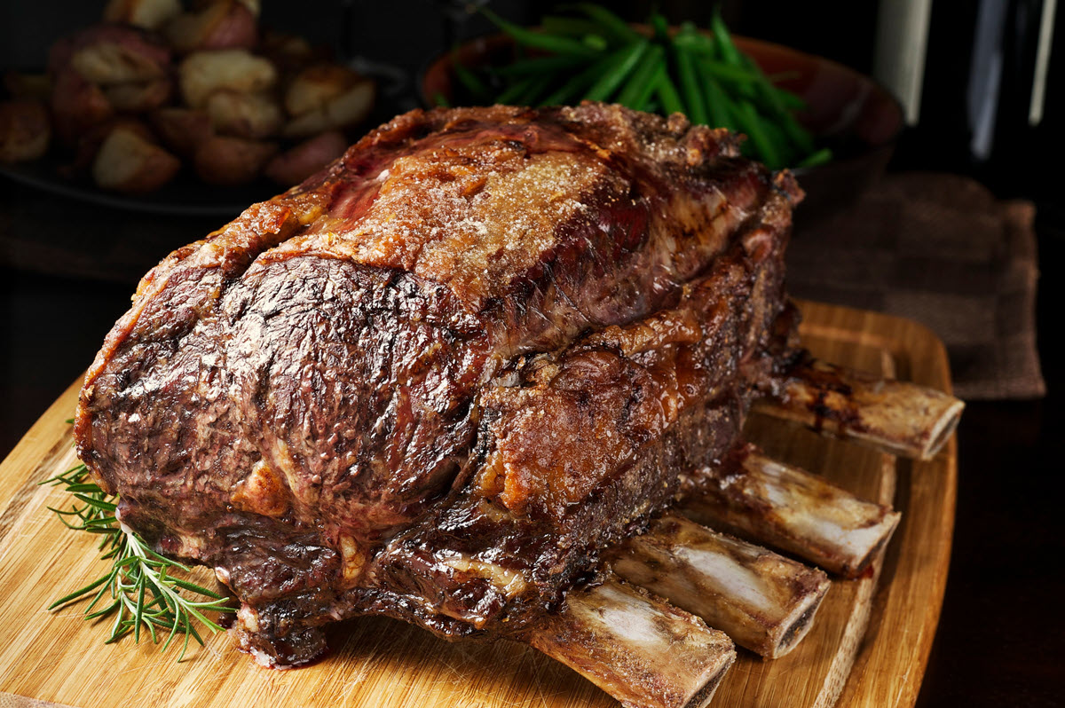 A prime rib roast is a deliciously stunning holiday showstopper.