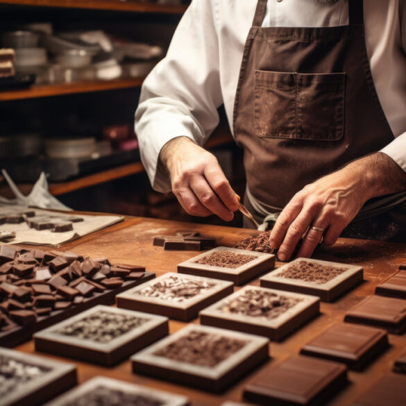 Tea infused chocolate