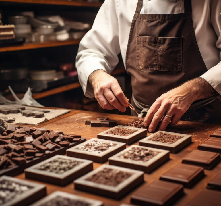 Tea infused chocolate