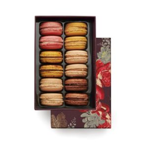 Tea infused macarons for Valentine's Day