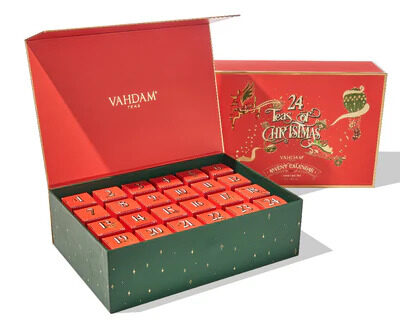 Vahdam India | 24 Teas of Christmas Advent Calendar Gift Set