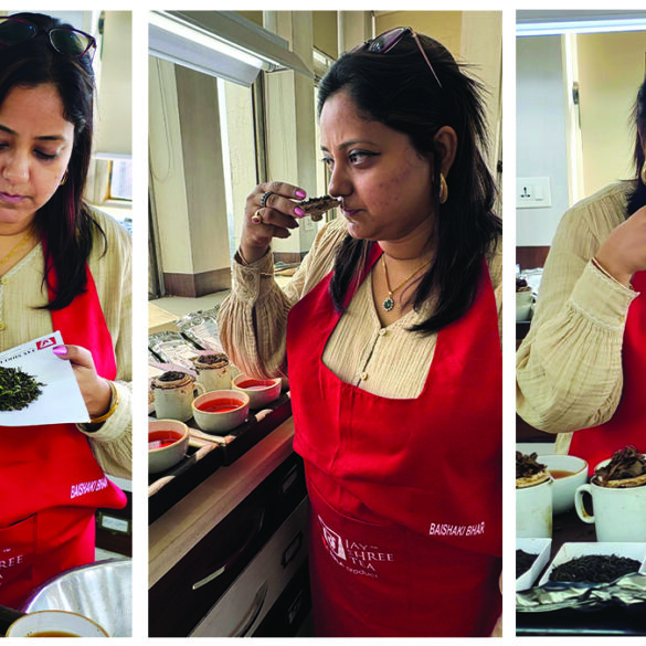 Baishaki Bhar, tea taster at Jay Shree Tea