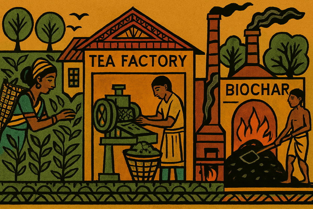 Tea factory waste biochar