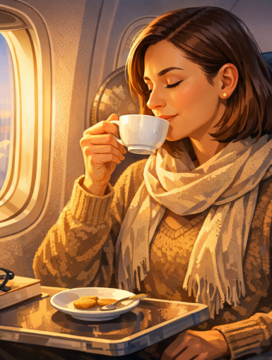 In-flight tea
