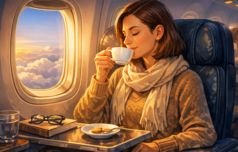 In-flight tea