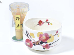 Manyo Wildflower Plum Mini Matcha Set