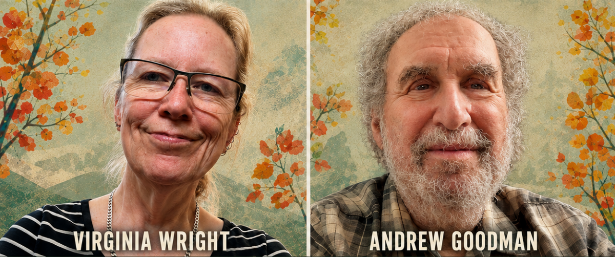 Virginia Wright and Andrew Goodman